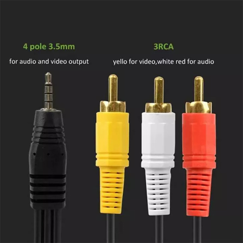 3.5mm Jack to 3RCA Ccable - 1.5Meter - Image 2
