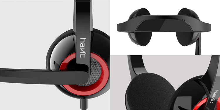 HV-H202d | 2x3.5mm Jack Wired Headphone - Image 5