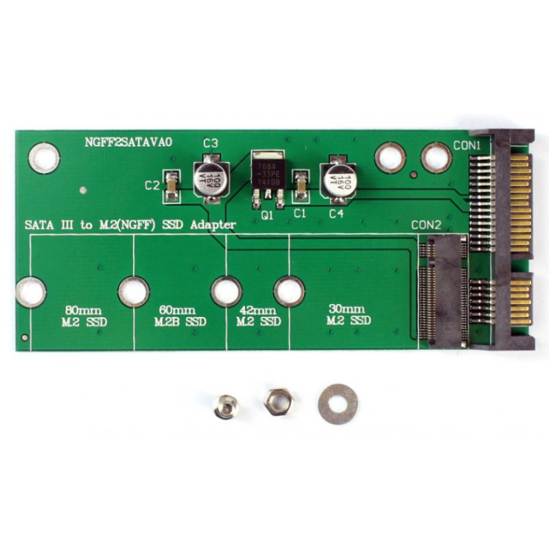 M2 (NGFF) SSD to SATA Adapter Card - Image 2