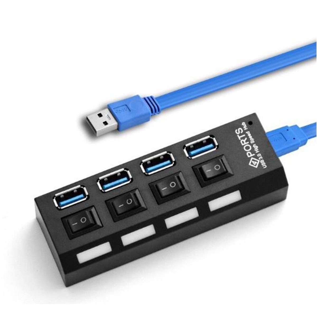 USB3.0 HUB With Switch – 4 Port - Image 2