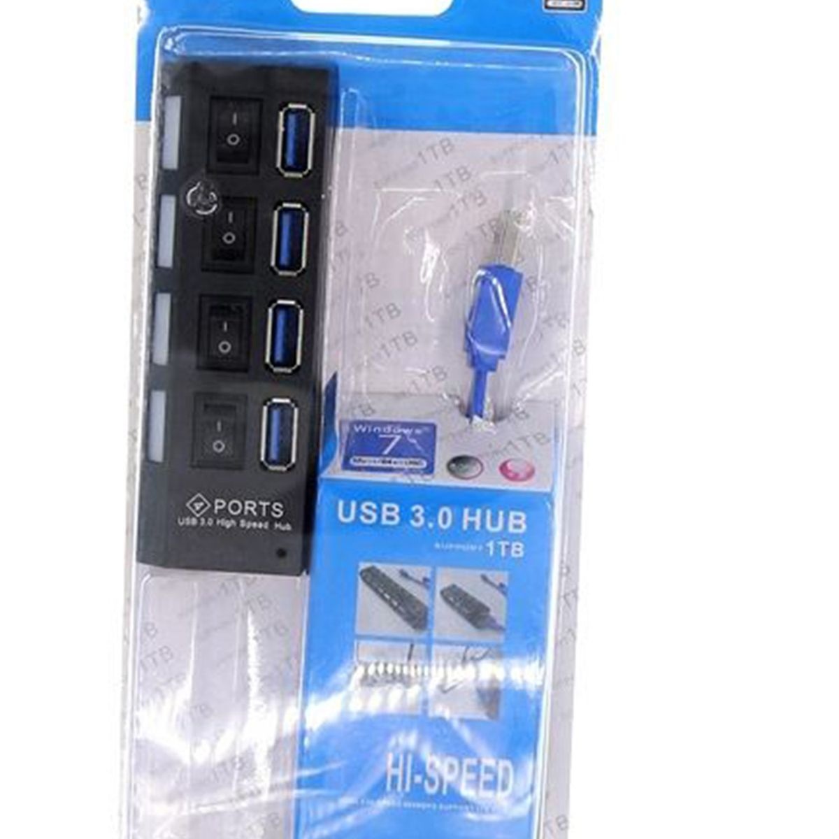 USB3.0 HUB With Switch – 4 Port - Image 4